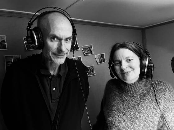 Magnus Gisslén och Linda Palhamn i Hivpluspodden